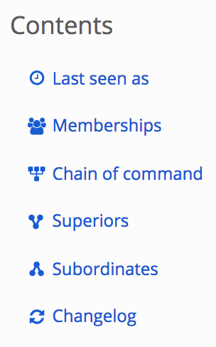 Image showing the content sidebar of a person record on WhoWasInCommand.com